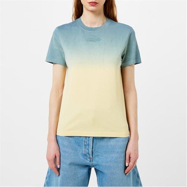 Lanvin o1g2r1mq1024 T-Shirt in Blue & Beige Size M / US 6-8 / IT 42-44 - 3 Thumbnail