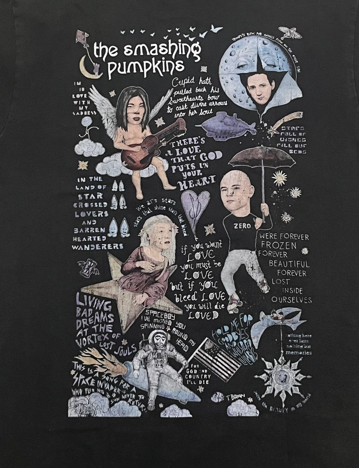 Band Tees Bootleg The Smashing Pumkins Size US XL / EU 56 / 4 - 4 Thumbnail