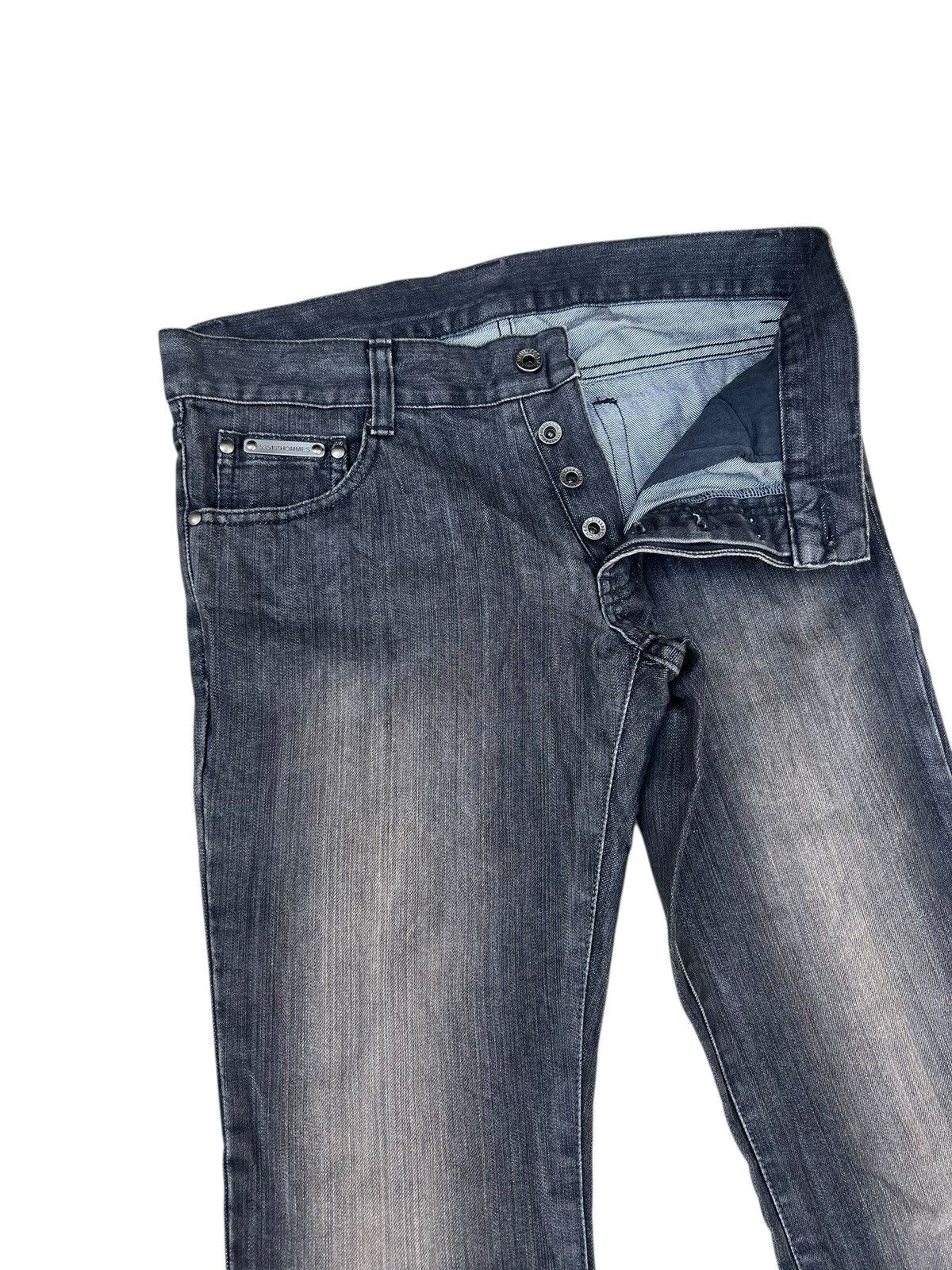 5351 POUR LES HOMMES 5351 Pour Les Hommes Black Denim Flare Jeans Size US 31 - 8 Thumbnail