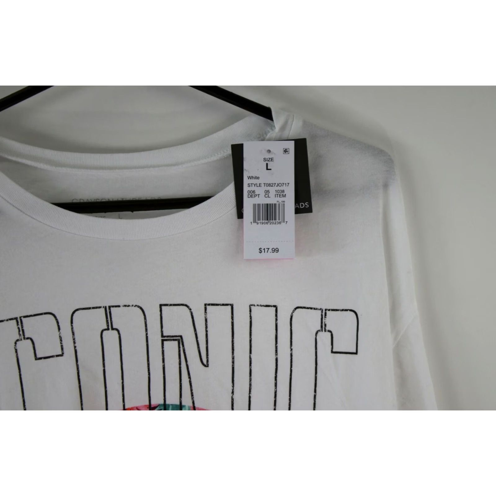 Vintage Grayson Threads Womens Iconic Graphic Print White Casual T Shirt L Size L / US 10 / IT 46 - 3 Thumbnail