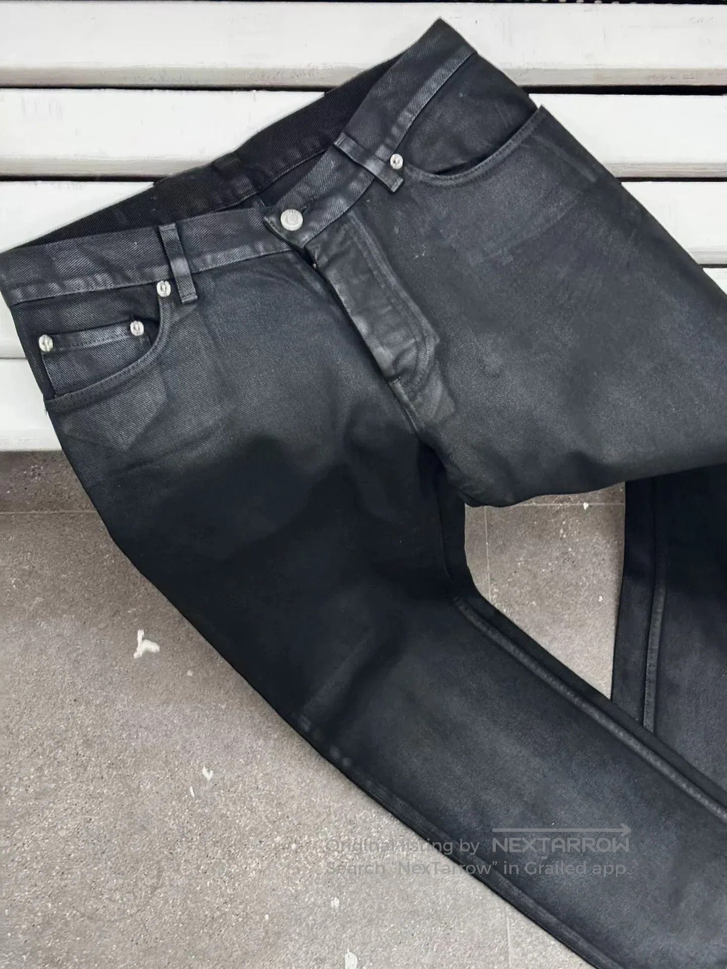 Helmut Lang Helmut Lang Waxed Denim | Grailed