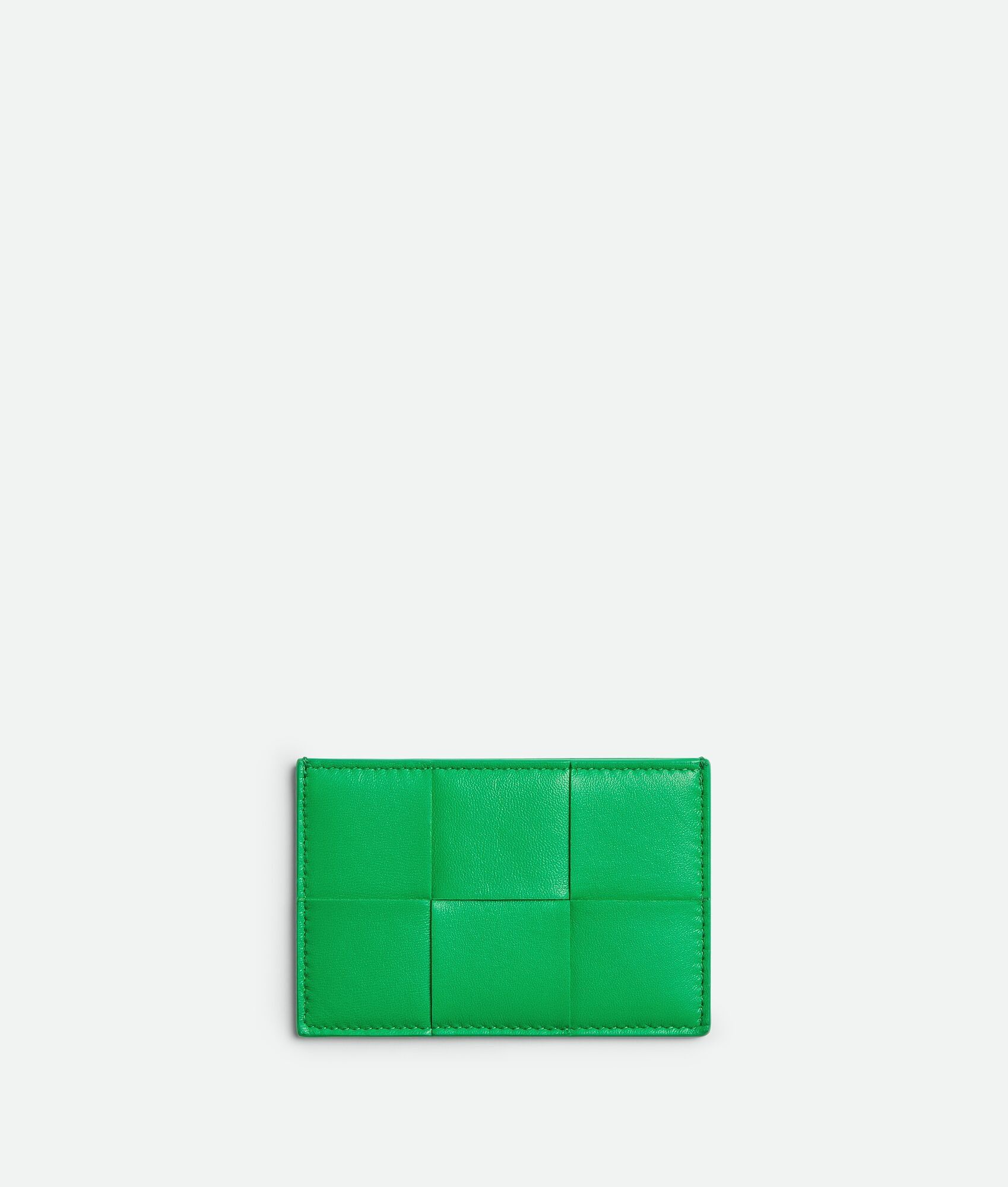Bottega Veneta o1lf3ng10525 Size: OS / Cassette Credit Card Case in Green Size ONE SIZE - 1 Thumbnail