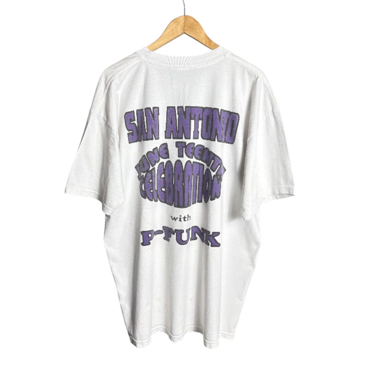 Band Tees Vintage 90s Parliament Funkadelic P-Funk Tour Band Tee Size US XL / EU 56 / 4 - 2 Thumbnail