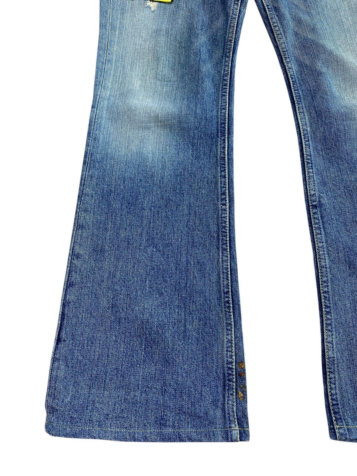 Other Japanese Brand Faded Wash Ripped Style Flare Jeans Size US 30 / EU 46 - 5 Thumbnail
