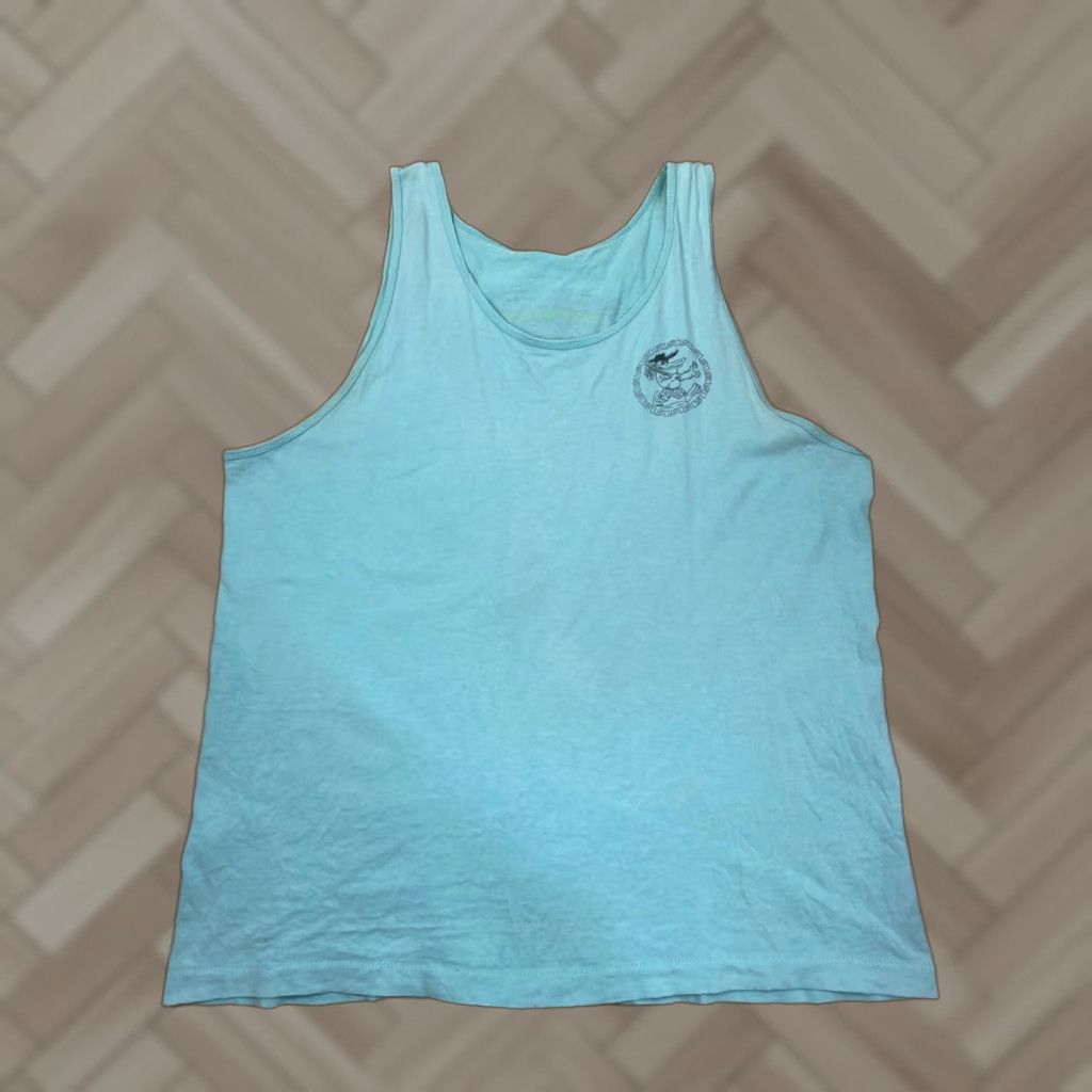 AQUA Vtg 80s 90s San Diego Baseball Tournment Tank Top L Aqua Blue Casual Beach #7344 Size US L / EU 52-54 / 3 - 1 Thumbnail