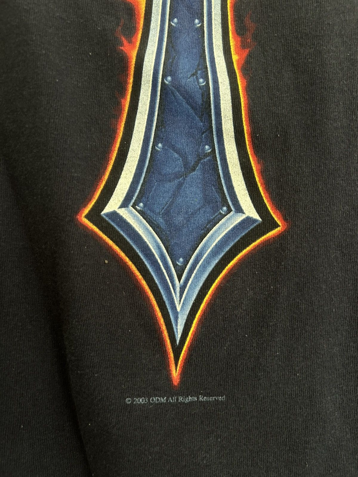 West Coast Choppers Orange County Choppers Cross Flame Longsleeve Navy Biker Tee Size US L / EU 52-54 / 3 - 6 Thumbnail