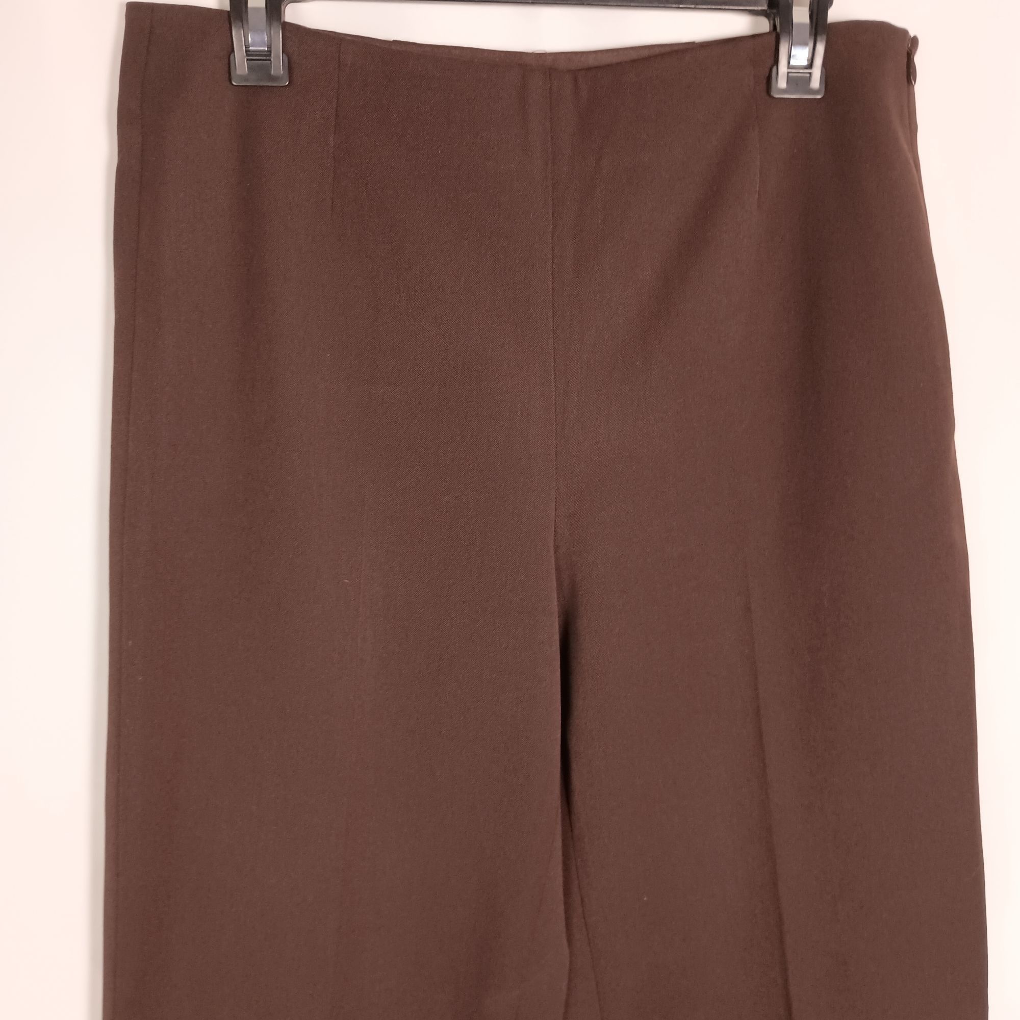 Talbots Talbots Brown Dress Pants Women’s Size 10 Side Zip Stretch R Size 30" / US 8 / IT 44 - 2 Thumbnail