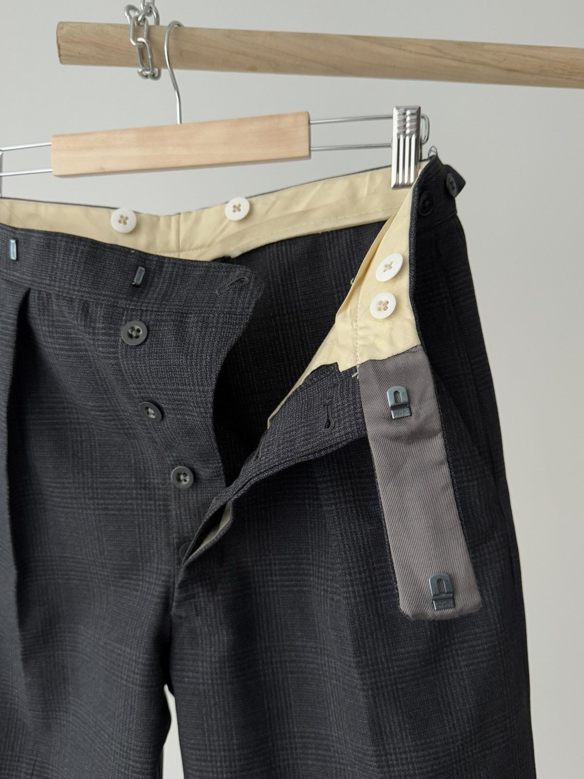 Vintage ≈1950s Vintage British ‘Burton’ One Button Two Piece Suit Size 40S - 10 Thumbnail