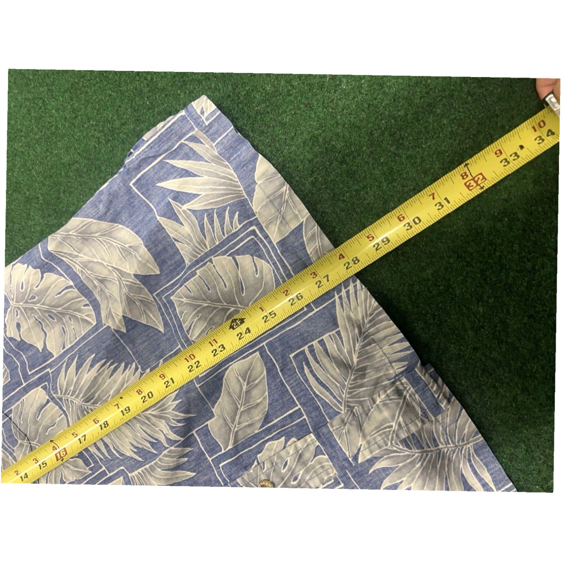 Vintage COOKE STREET Men's Size M Print Blue Hawaiian Shirt Cotton Summer Beach Palms Size US M / EU 48-50 / 2 - 5 Thumbnail