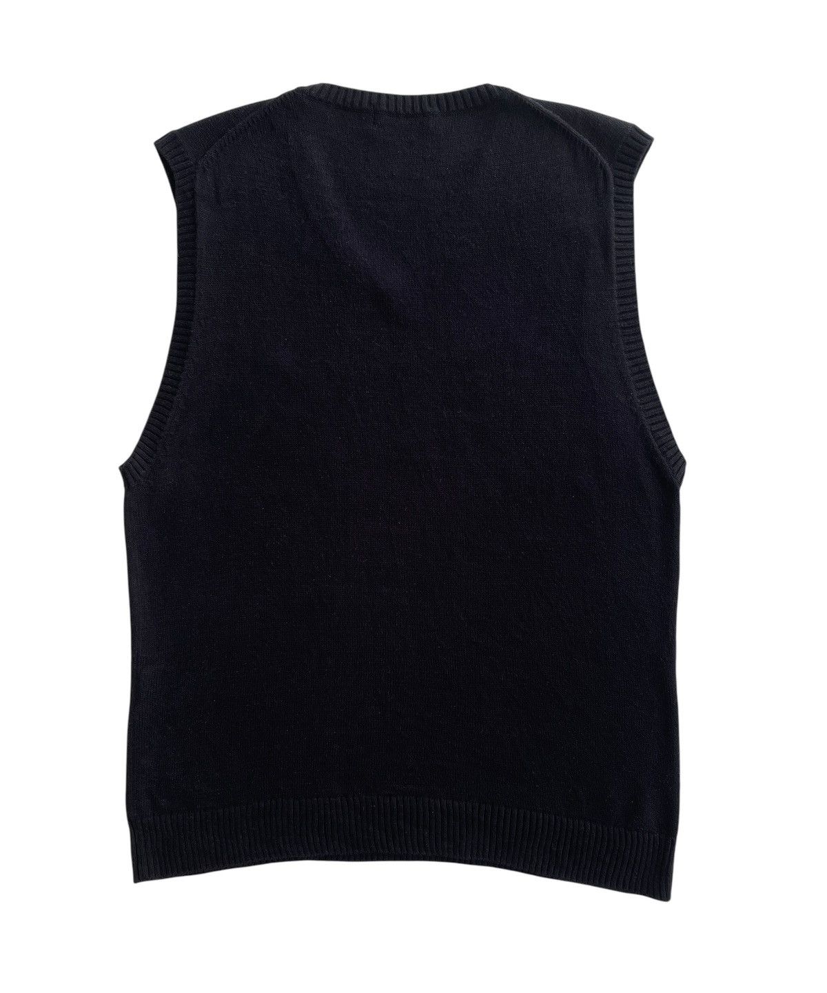 Burberry Burberry Black Knit Vest Sweater Size US M / EU 48-50 / 2 - 2 Thumbnail