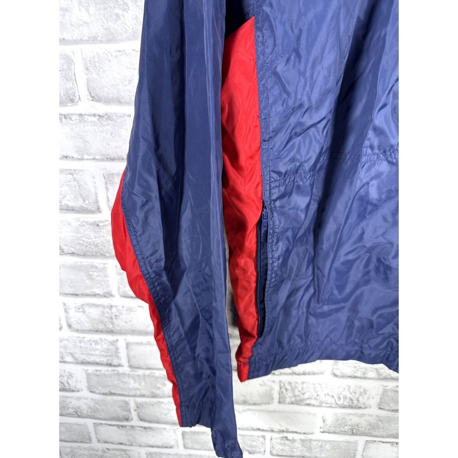 Nike VTG 1980’s Nike Hooded Windbreaker Track Jacket Full Zip Blue Tag Nylon Mens M Size US M / EU 48-50 / 2 - 5 Thumbnail
