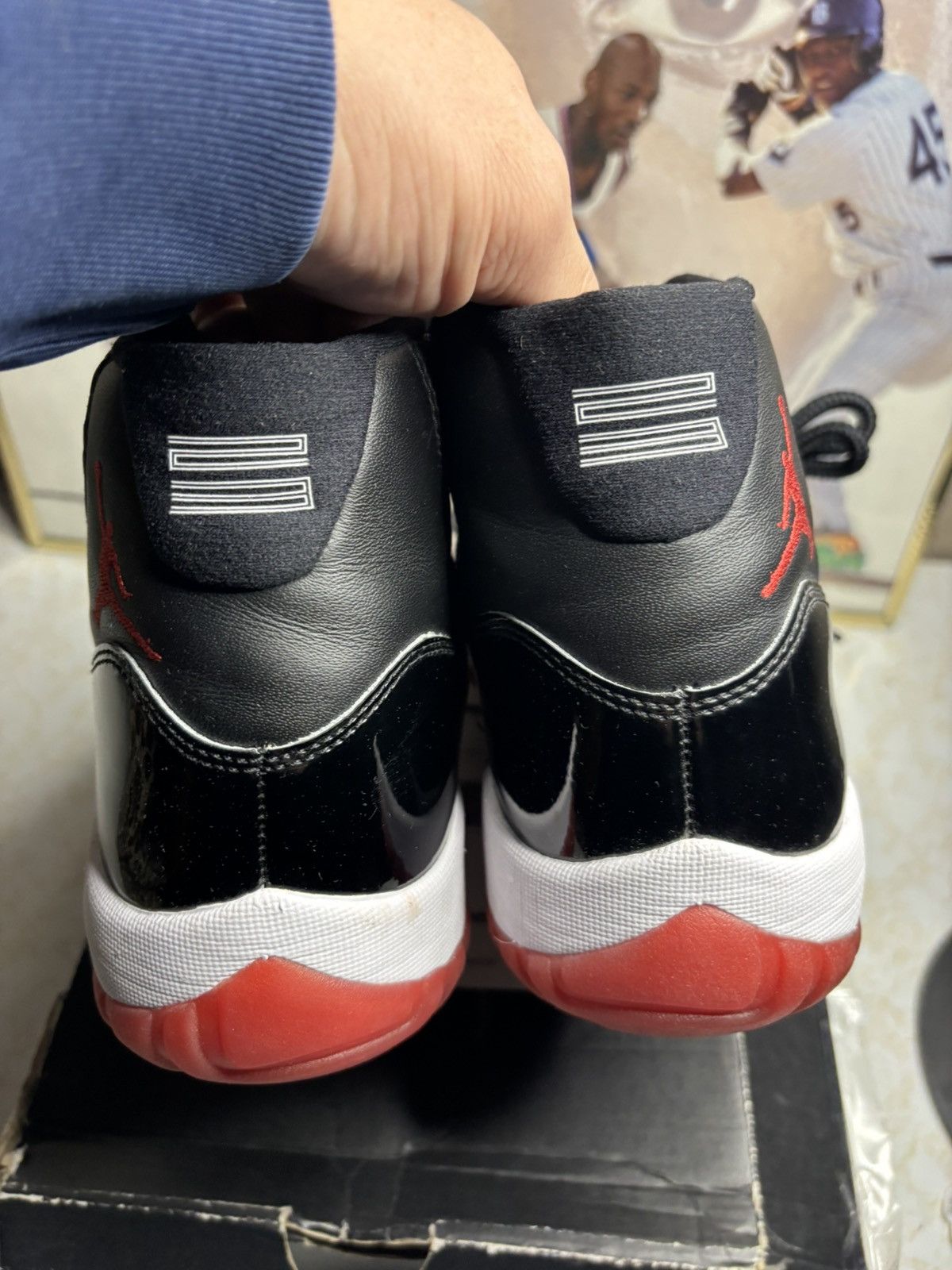 Jordan Brand Air Jordan 11 Retro bred Size US 9.5 / EU 42-43 - 7 Thumbnail