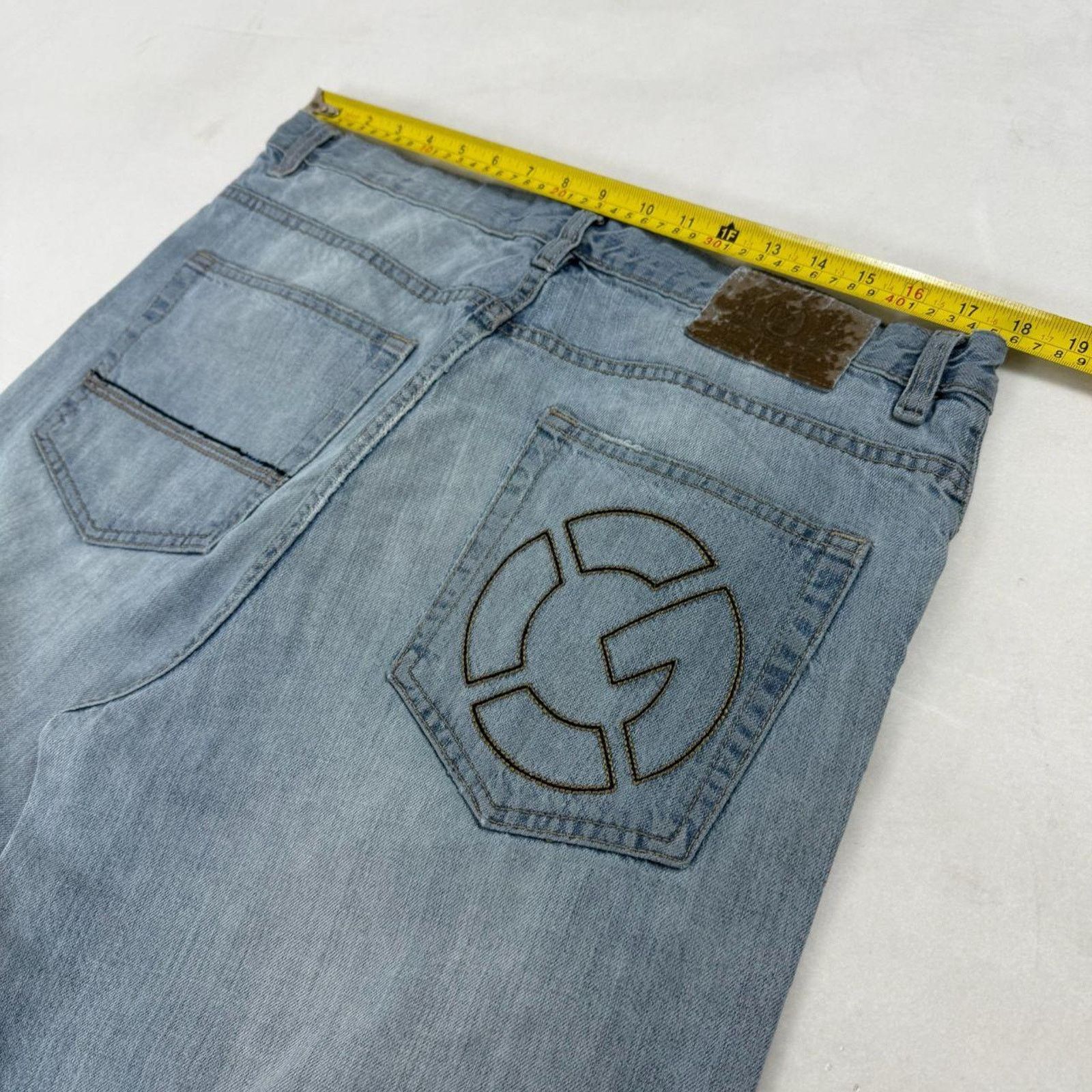 Ecko Unltd. × JNCO × Vintage Vintage y2k archive rare faded distressed baggy skater jeans Size US 36 / EU 52 - 5 Thumbnail