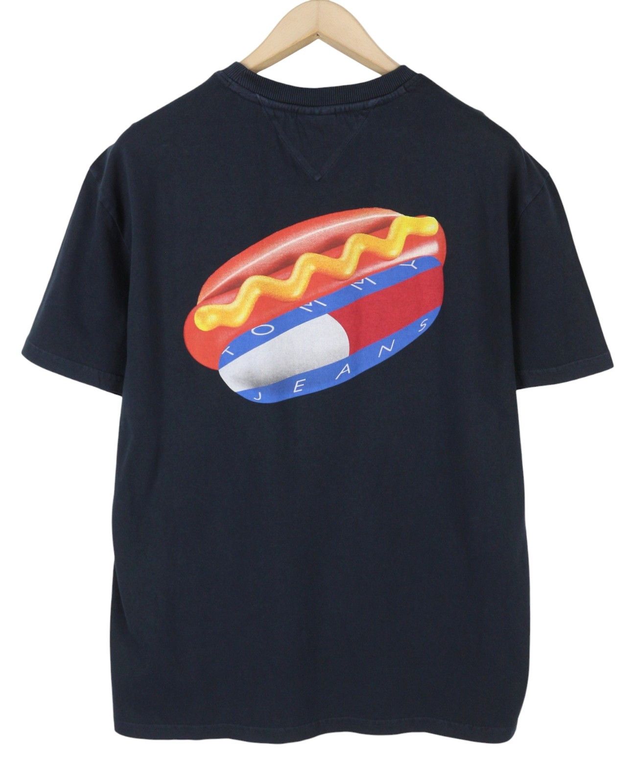 Tommy Hilfiger M Dark Blue Crew Neck Logo Short Sleeve 87713 Size US M / EU 48-50 / 2 - 2 Thumbnail