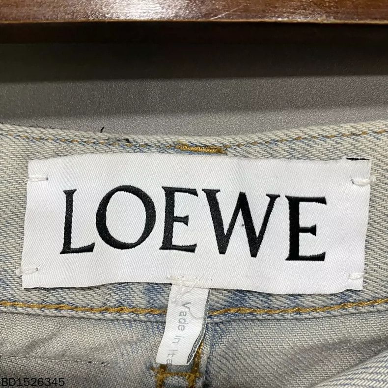 Loewe loewe Washed fringed jeans 2505-Nextarrow Size US 28 / EU 44 - 4 Thumbnail