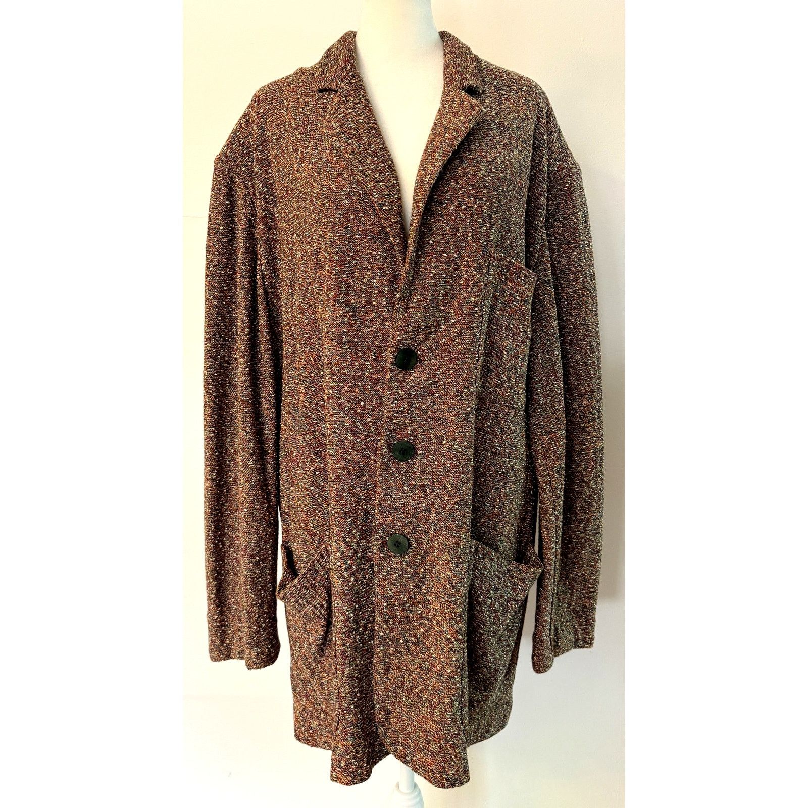 Missoni RARE Vintage Missoni Knit Sweater Blazer Shacket Cardigan Size XXL / US 16-18 / IT 52-54 - 1 Thumbnail