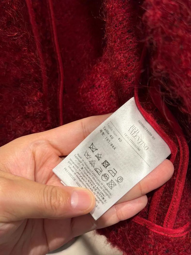 Valentino Valentino Red cropped coat Size S / US 4 / IT 40 - 4 Thumbnail
