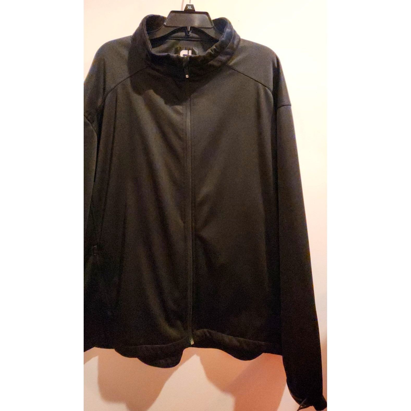 Footjoy Footjoy Mens Black Full-Zip Jacket With Zippered Pockets & A Size US XXL / EU 58 / 5 - 3 Thumbnail