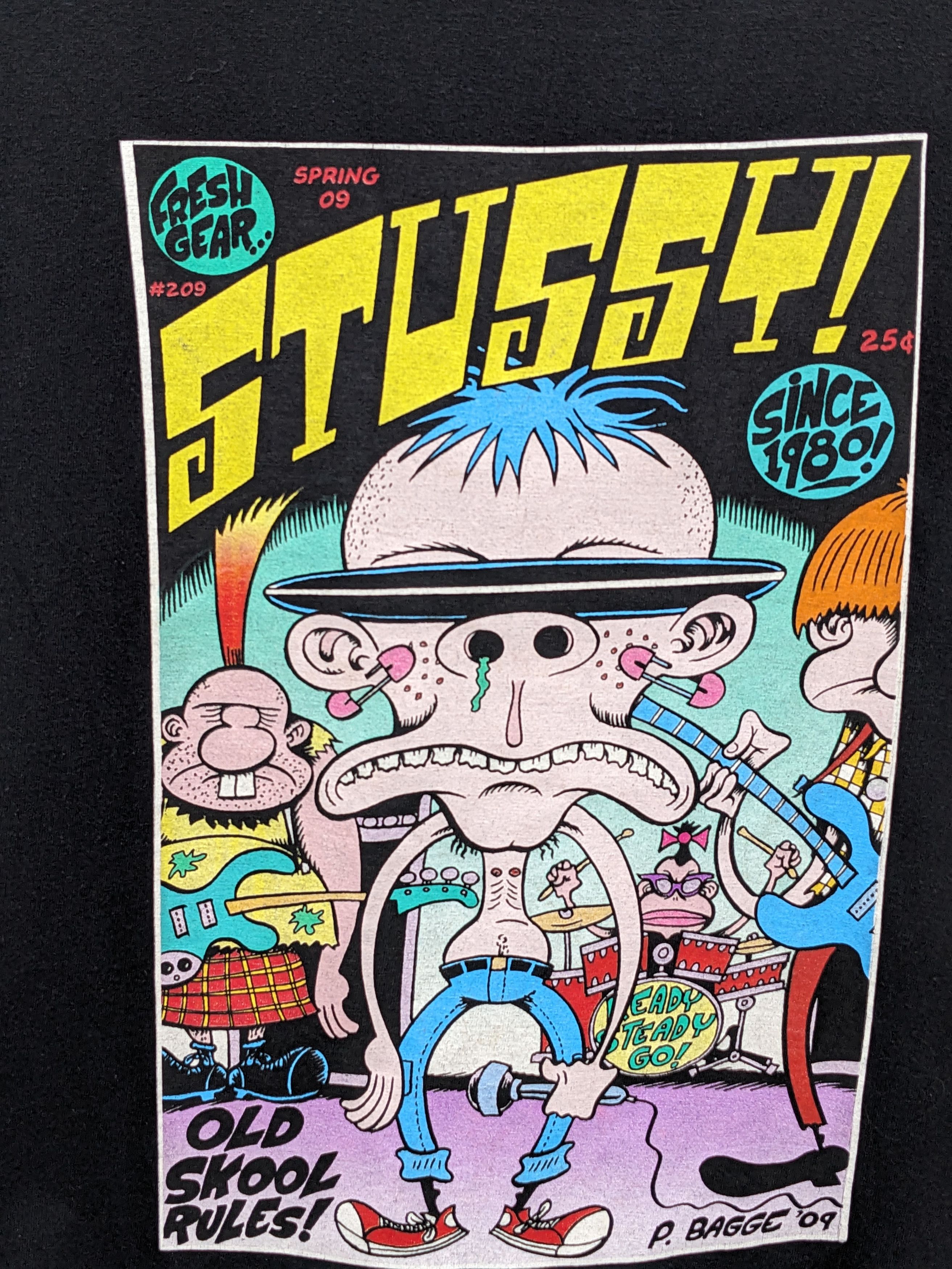 Stussy Vintage Stussy X Peter Begge Art Tshirt Size US S / EU 44-46 / 1 - 3 Thumbnail