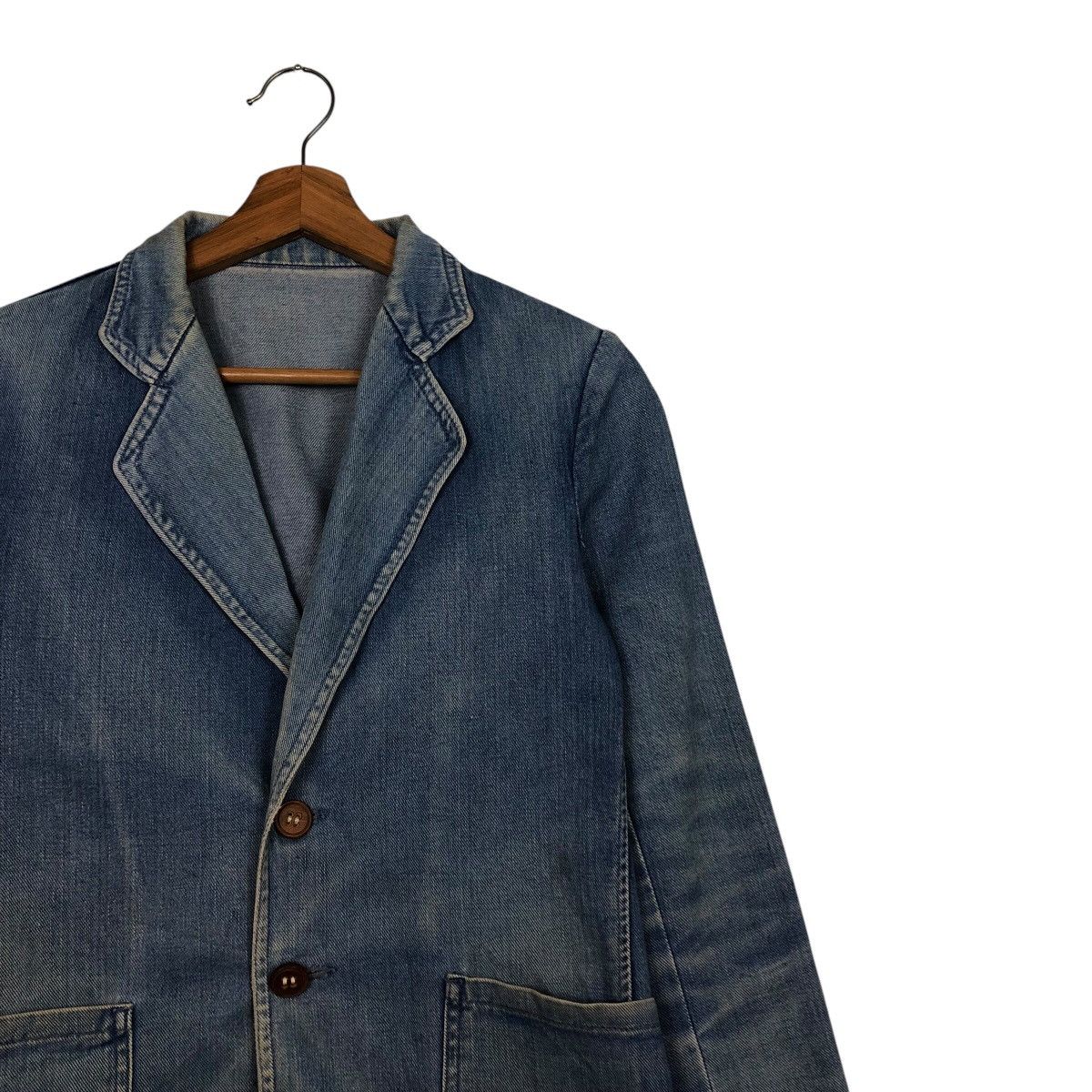 Japanese Brand 📌Vintage Chore Worker Denim Jacket Biker Bobsons Usa Size US S / EU 44-46 / 1 - 7 Thumbnail