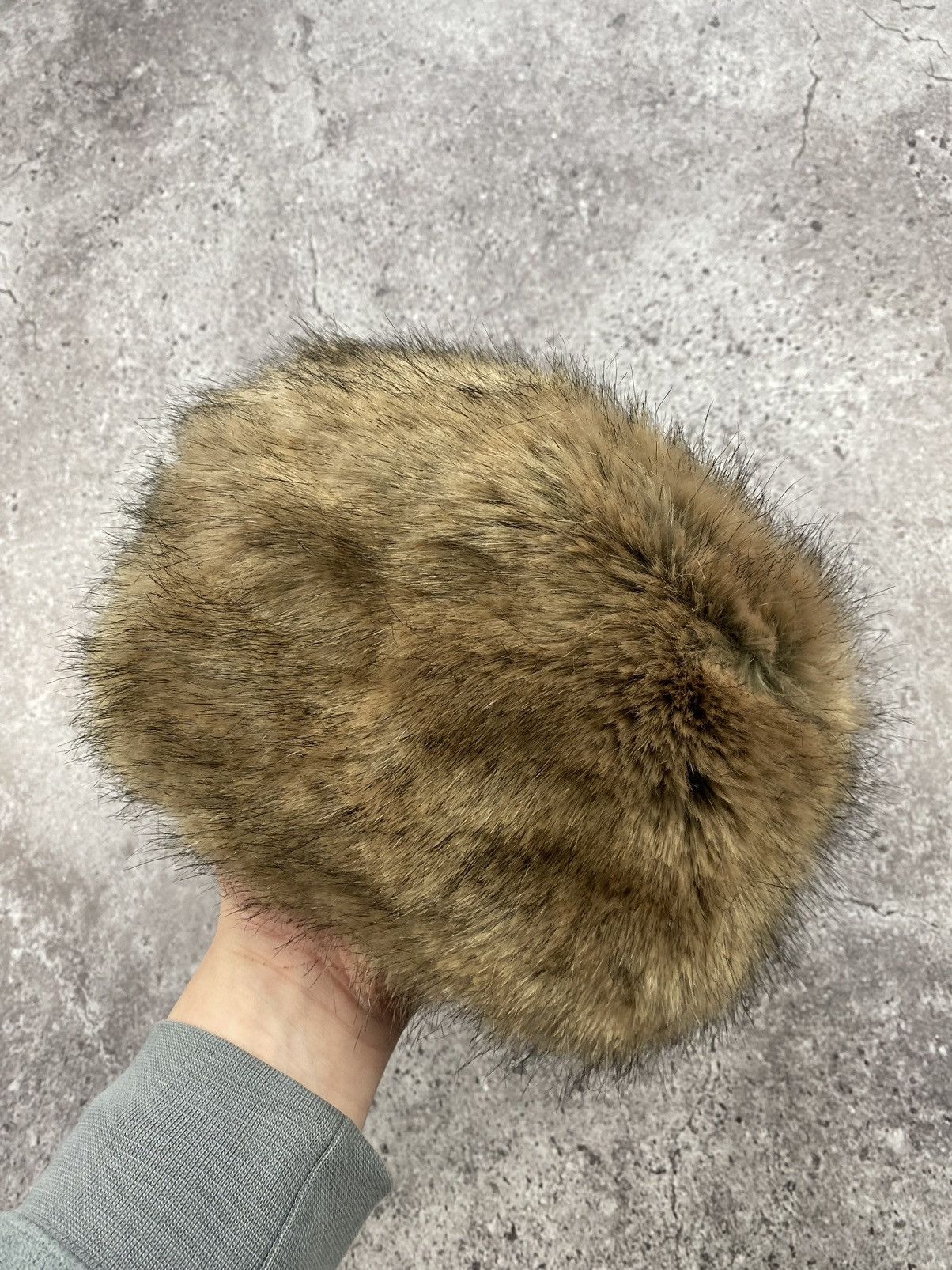 Japanese Brand × Vintage Y2K Faux Fur Vintage Fuzzy Warm Trapper Hat Size ONE SIZE - 2 Thumbnail