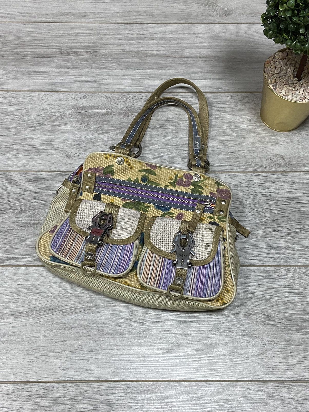 Vintage George Gina Lucy DOUBLE 2x CARABINER ALYX style GGL bag Size ONE SIZE - 1 Thumbnail