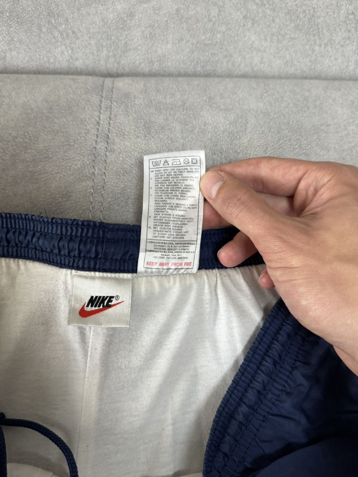 Nike × Vintage Vintage Nike Nylon Y2K Baggy sweatpants pants drill XL Size US 34 / EU 50 - 17 Thumbnail