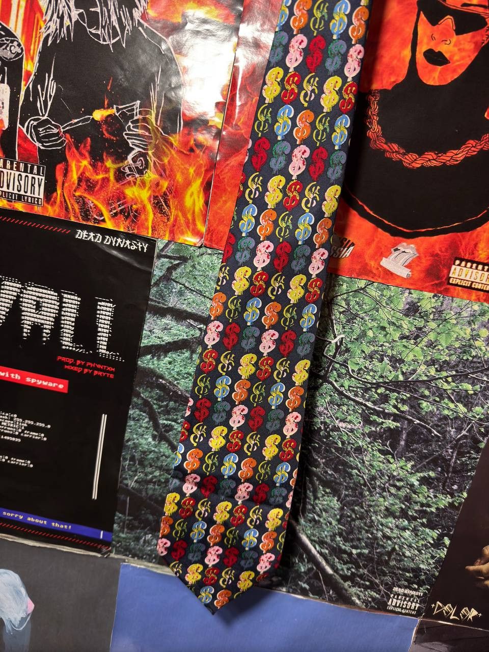 Andy Warhol Andy Warhol 1995 Dollars Tie Size ONE SIZE - 1 Thumbnail