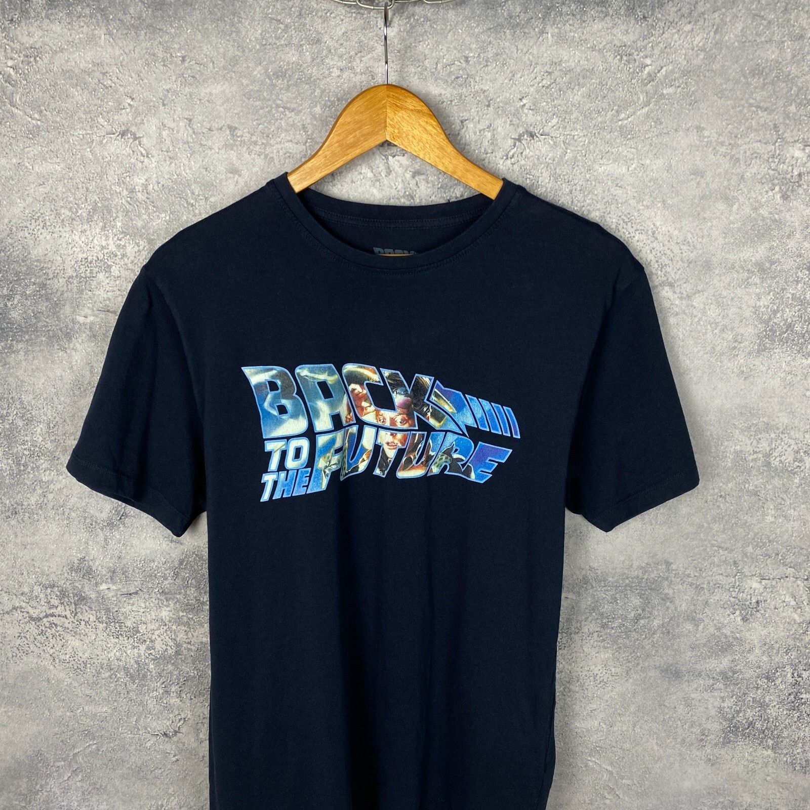 Vintage Back To The Future Tee Men's Size M Blue Short Sleeve ` Size US M / EU 48-50 / 2 - 2 Thumbnail