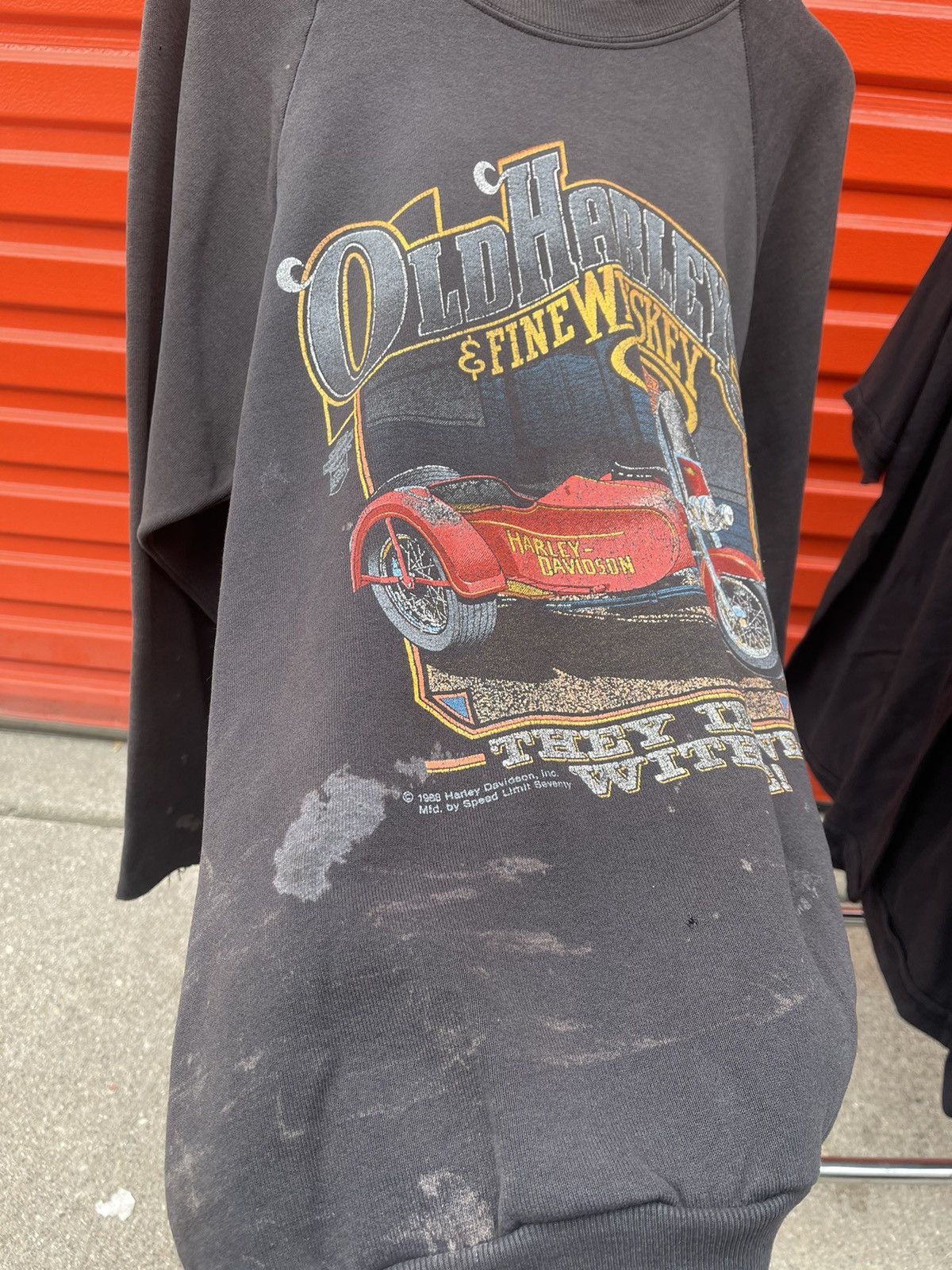 Japanese Brand Vintage 80’s Harley Davidson Crewneck Size US XL / EU 56 / 4 - 5 Thumbnail