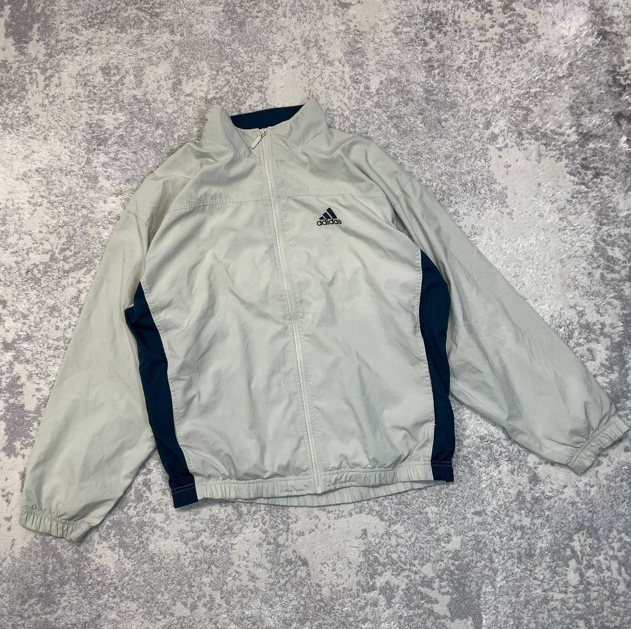 Adidas Vintage Adidas Windbreaker Jacket Y2K Full Zip Retro Sport Size US L / EU 52-54 / 3 - 2 Thumbnail