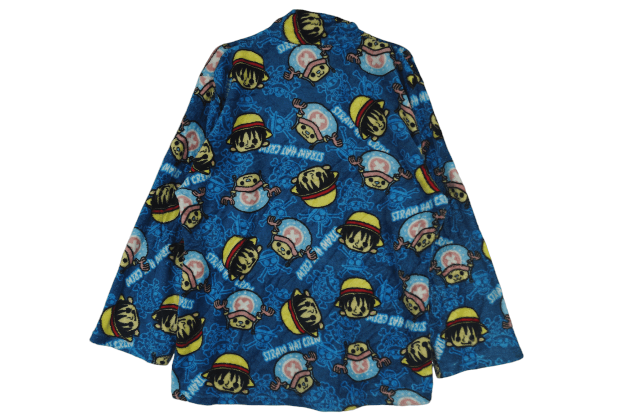 One Piece × Vintage One Piece Sweater Fleece Buttonup Full Print Size US L / EU 52-54 / 3 - 4 Thumbnail