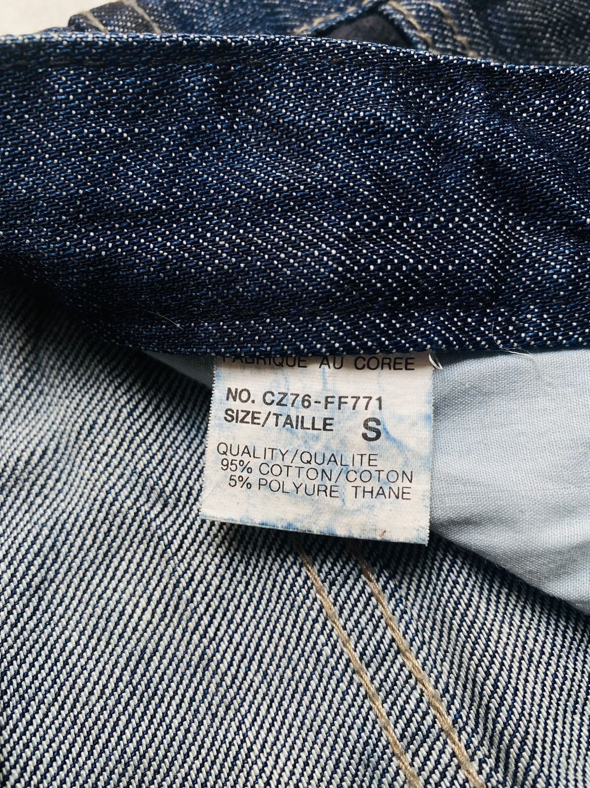 CABANE de ZUCCa Cabane de Zucca Issey Miyake Coated Denim Suede Size US 29 - 11 Thumbnail