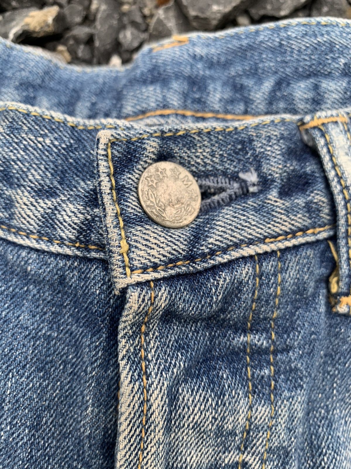 Other JAPANESE BRAND MACPHEE SELVEDGE BUTTON FLY DISTRESSED DENIM Size US 31 - 13 Thumbnail