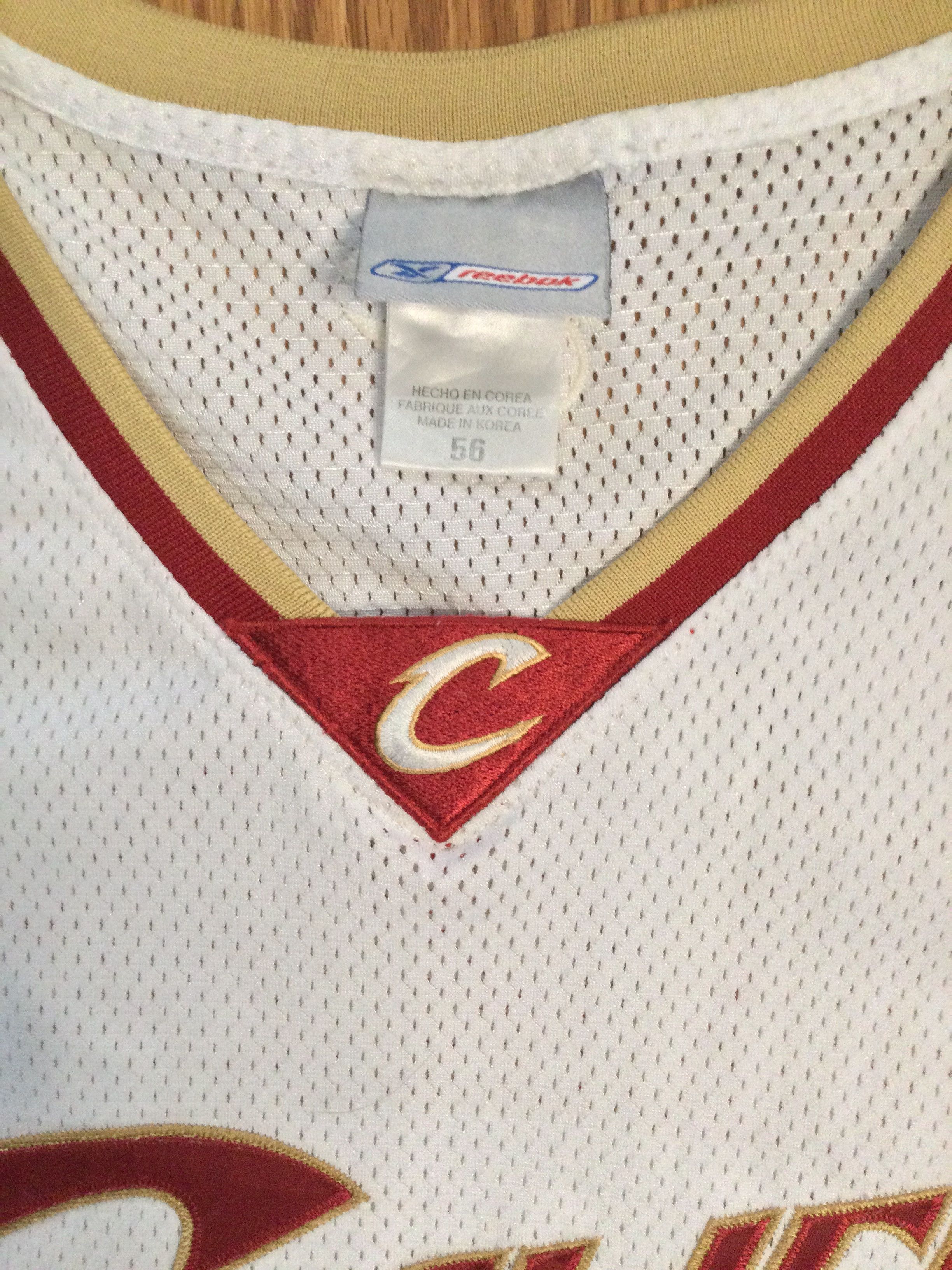 Reebok Authentic Cleveland Cavaliers LeBron James Reebok NBA Jersey Size US XXL / EU 58 / 5 - 5 Thumbnail