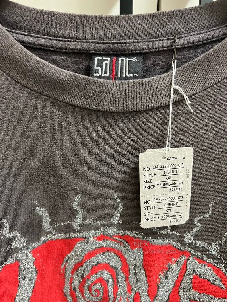 Saint Michael Saint Michael Glitter eyes are aged sulfide dyed short sle Size US XXL / EU 58 / 5 - 4 Thumbnail
