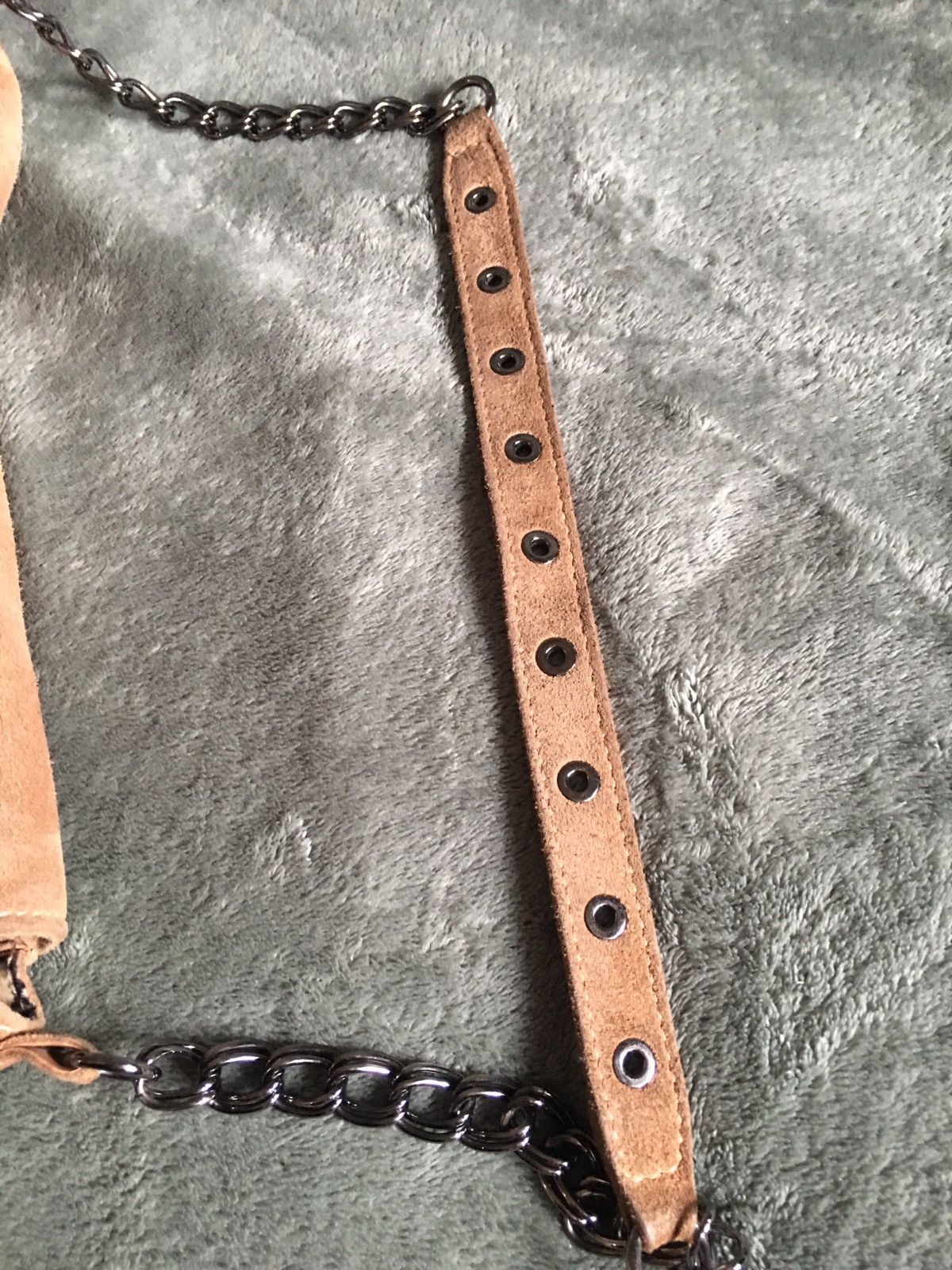 Longchamp Longchamp Paris Rocks Folk Suede Chain Flap Shoulder Bag Size ONE SIZE - 15 Thumbnail