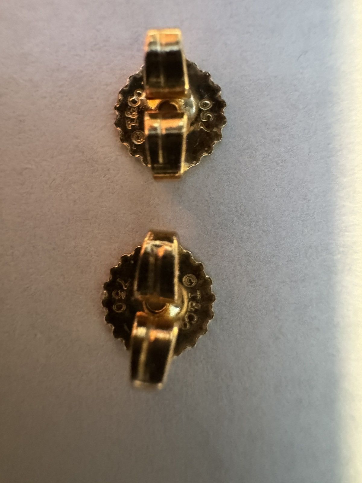 Tiffany & Co. Tiffany & Co. 7.5mm White Pearl Stud Earring 18K Yellow Gold Size ONE SIZE - 4 Thumbnail