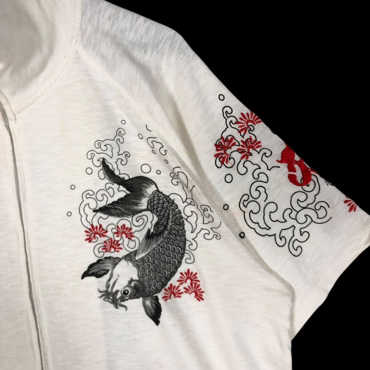 If Six Was Nine Vintage 90s Japanese Brand Koi Logo Tatoo Sweatshirt Size US L / EU 52-54 / 3 - 6 Thumbnail