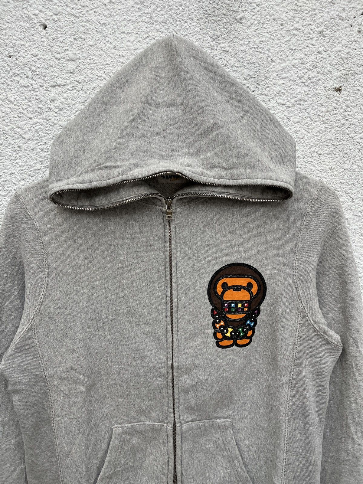 Bape 2008 Bape Baby Milo Full-zip Hoodie Size S / US 4 / IT 40 - 3 Thumbnail