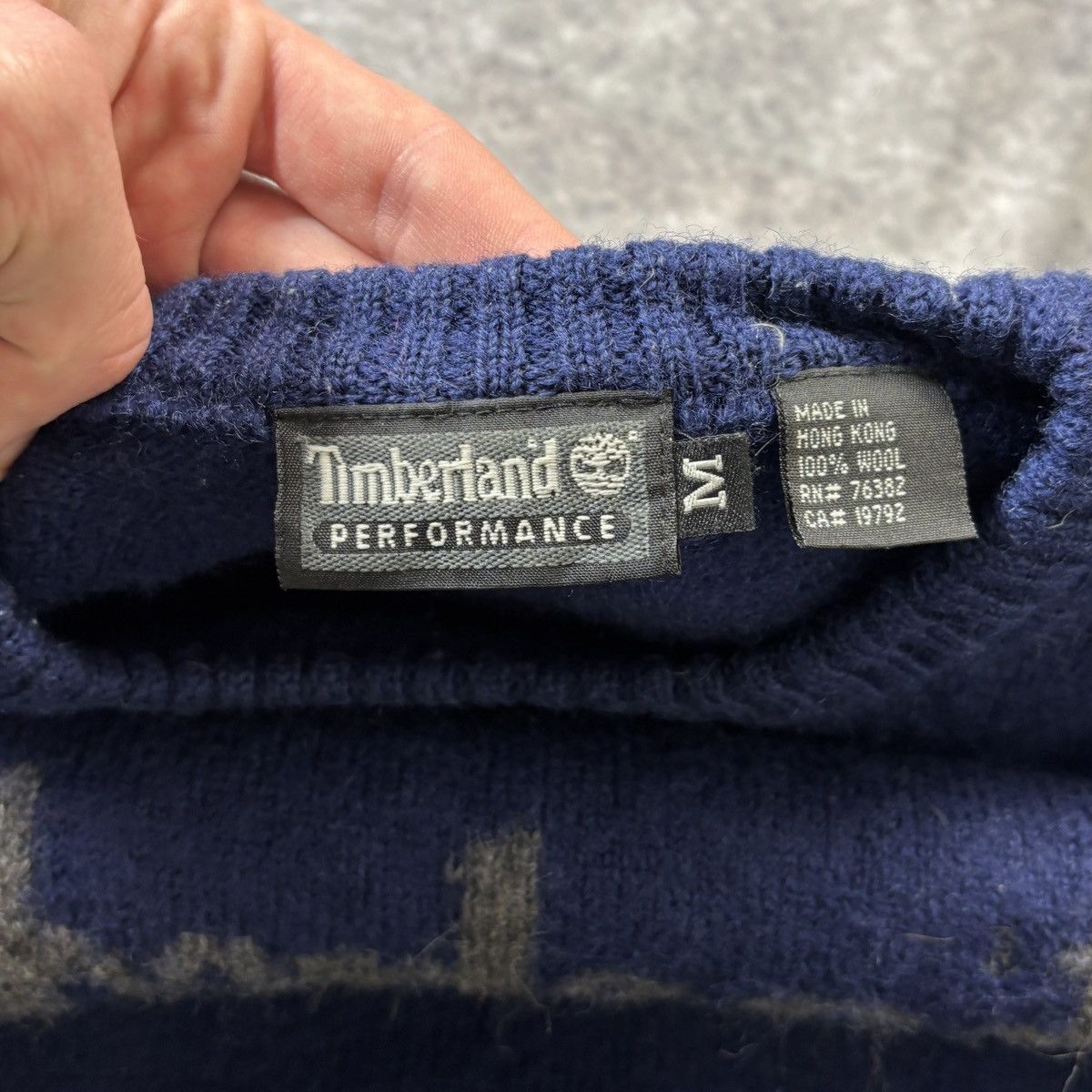 Timberland × Vintage 1990s Vintage Timberland Performance Wool Sweater Pullover M Size US M / EU 48-50 / 2 - 5 Thumbnail
