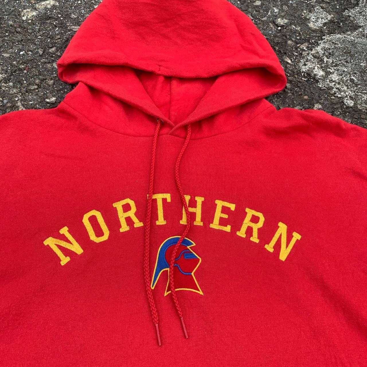 Champion Vintage Y2K CHAMPION NORTHERN Spellout Hoodie Size US L / EU 52-54 / 3 - 3 Thumbnail