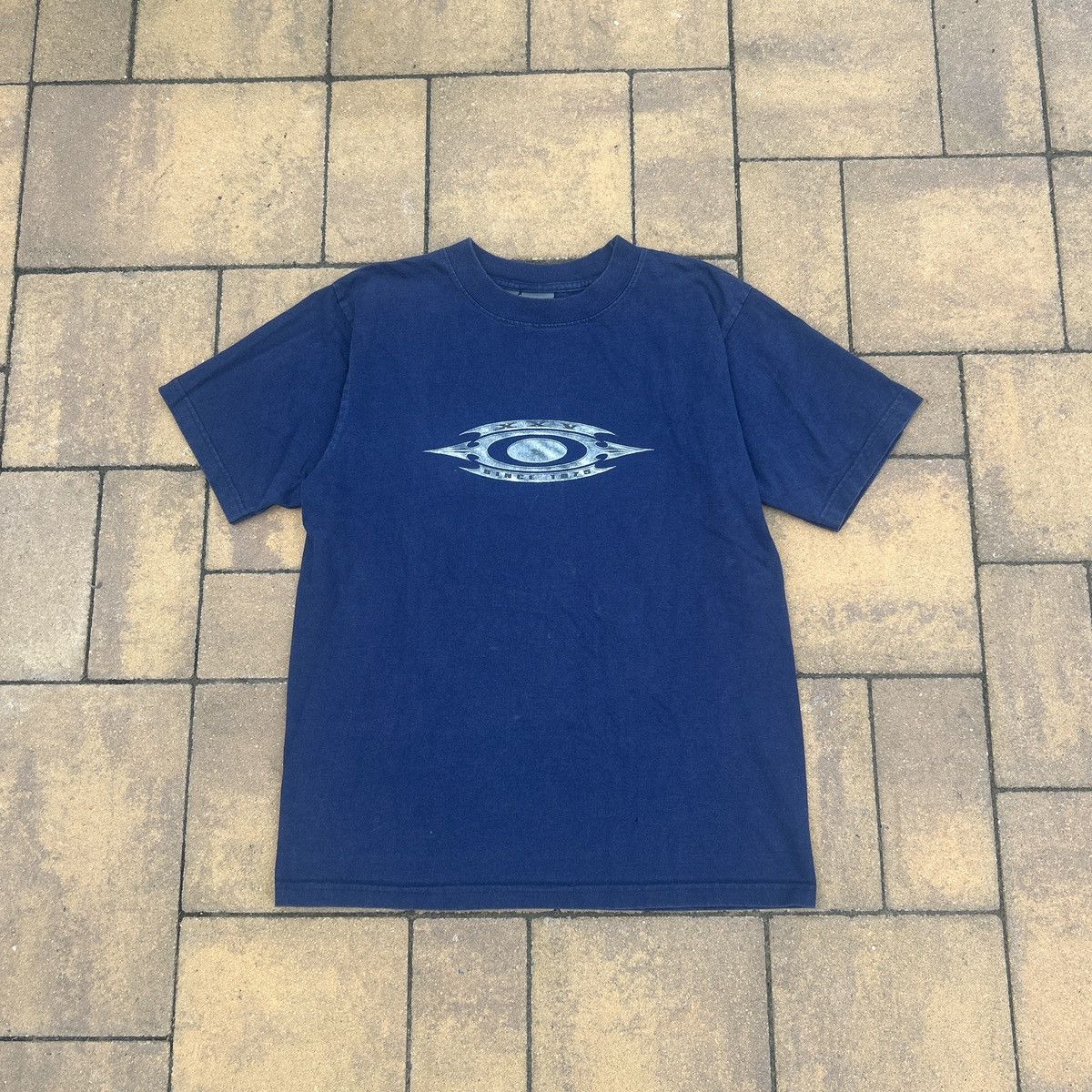 Oakley Grail vintage Oakley Software 25th anniversary navy t shirt Size US M / EU 48-50 / 2 - 1 Thumbnail