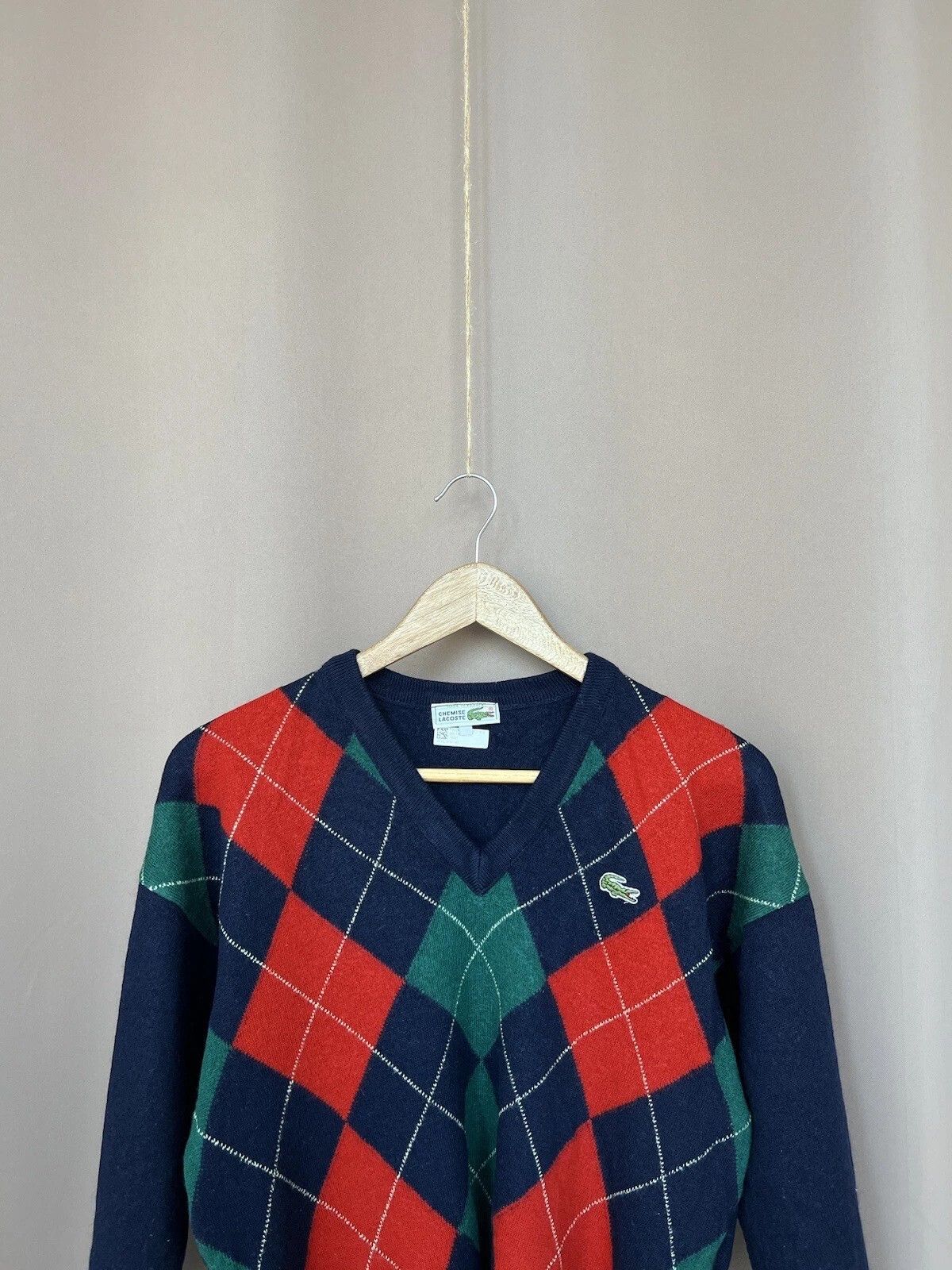 Lacoste Chemise Lacoste Wool Sweater Womens Size 4 or M Jumper Size M / US 6-8 / IT 42-44 - 2 Thumbnail