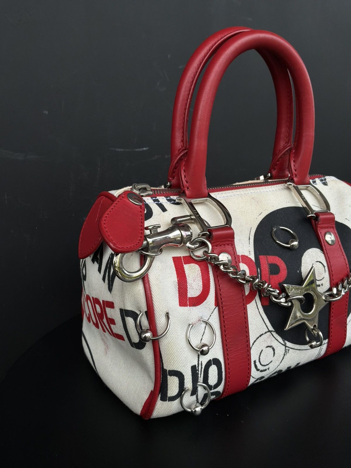 Dior Dior - Galliano Era - Hardcore Poison Pierced Boston Bag Size ONE SIZE - 4 Thumbnail