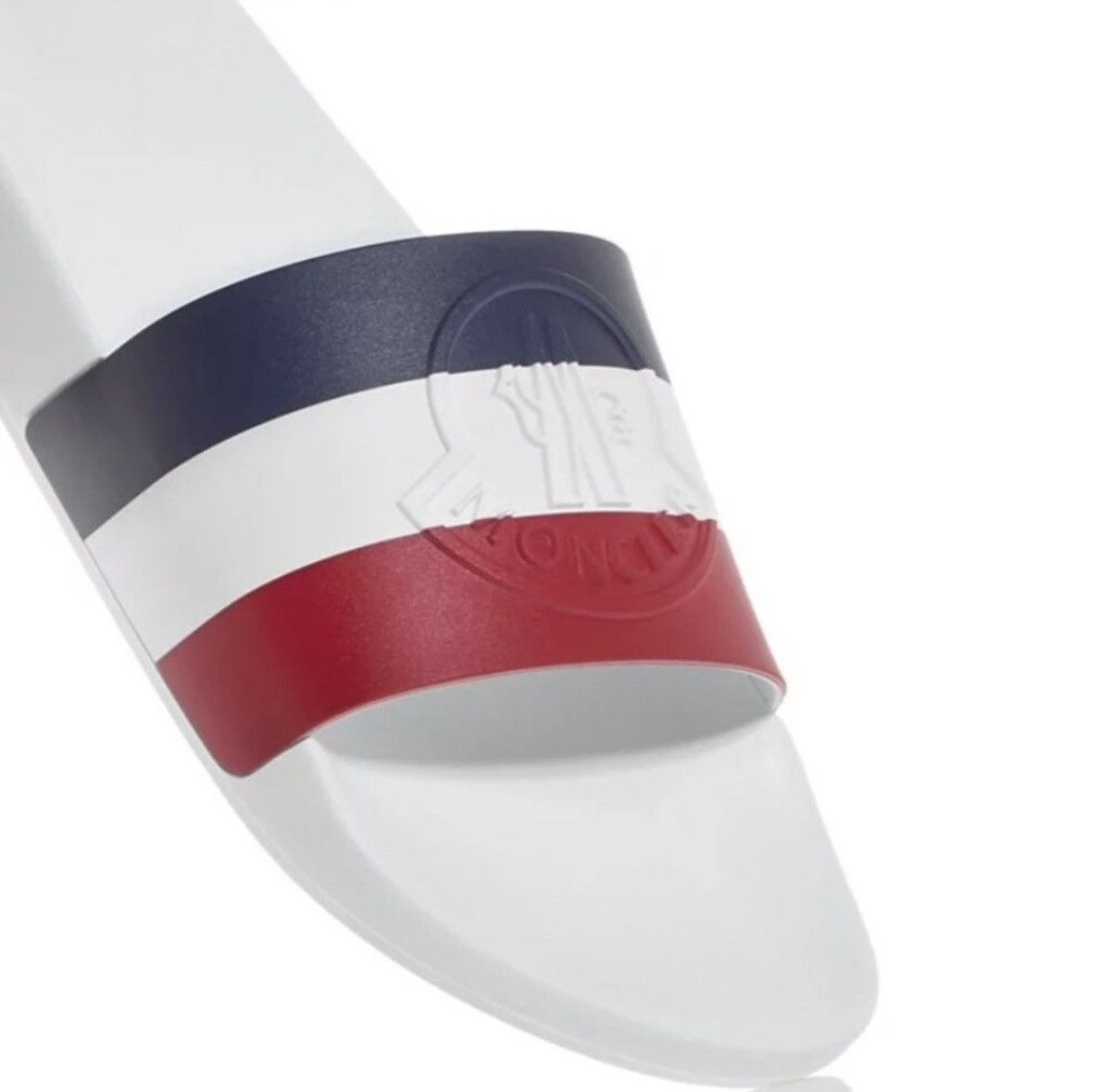 Moncler MONCLER Basile Slide Sandal in White Size US 8 / EU 41 - 13 Thumbnail
