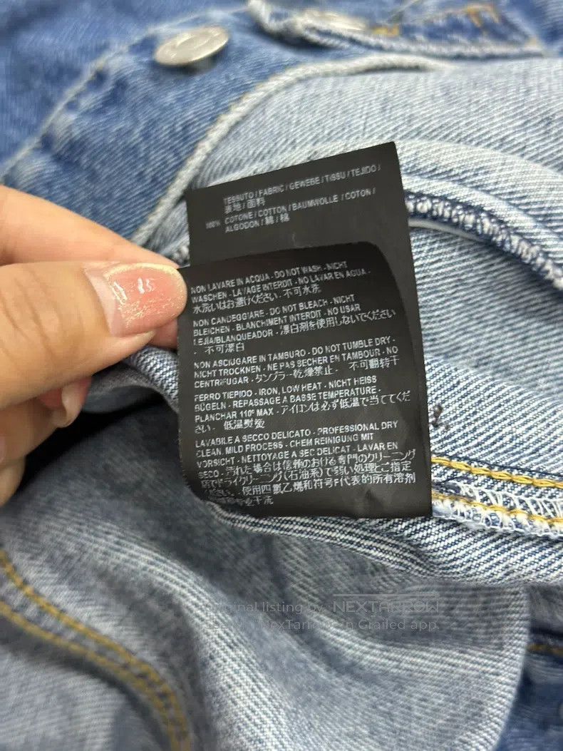 Balenciaga Balenciaga Blue denim jacket Size XS / US 0-2 / IT 36-38 - 7 Thumbnail