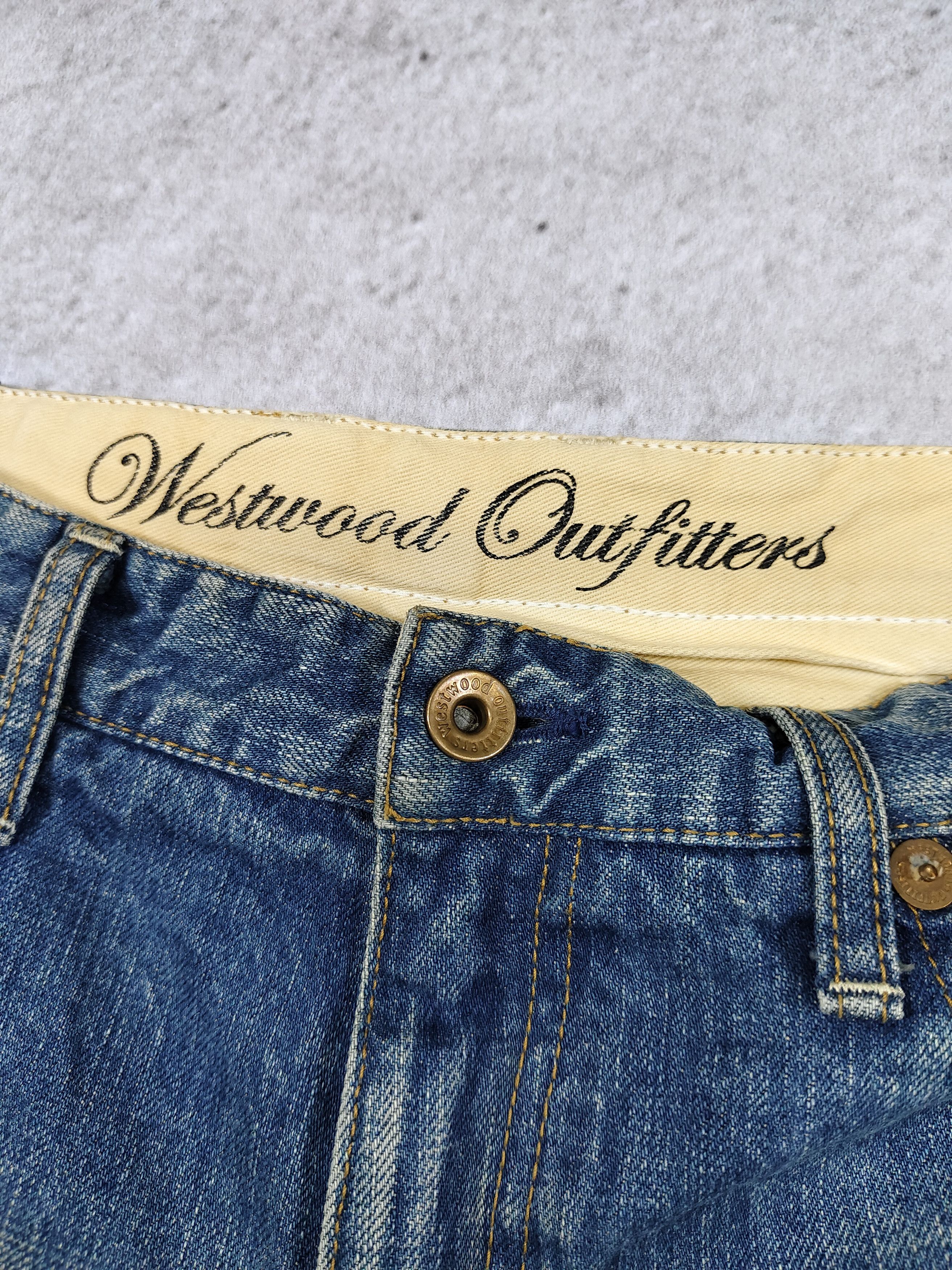 Vivienne Westwood Westwood Outfitters- Punk Grunge Distressed Selvedge Shorts Size 30" / US 8 / IT 44 - 10 Thumbnail