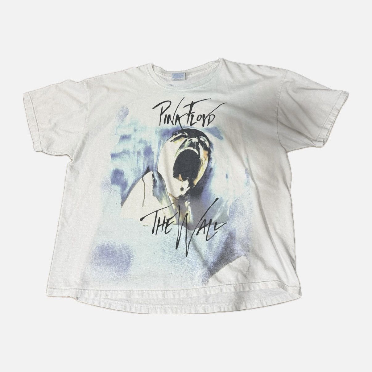 Vintage VINTAGE Pink Floyd The Wall Screaming Face Tshirt Size US XL / EU 56 / 4 - 1 Thumbnail