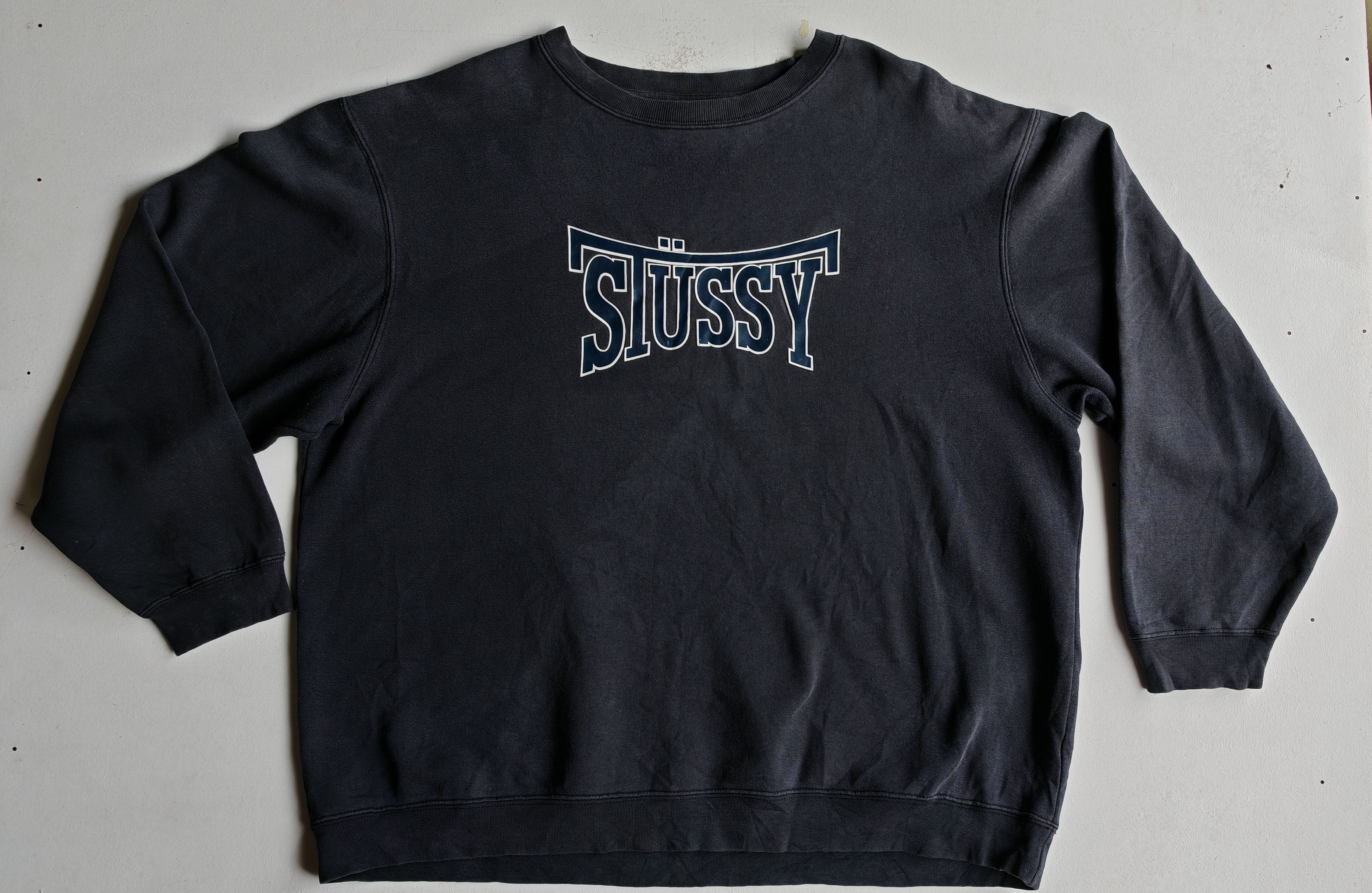 Stussy Stussy Big Logo Sweatshirt Size US XL / EU 56 / 4 - 1 Thumbnail
